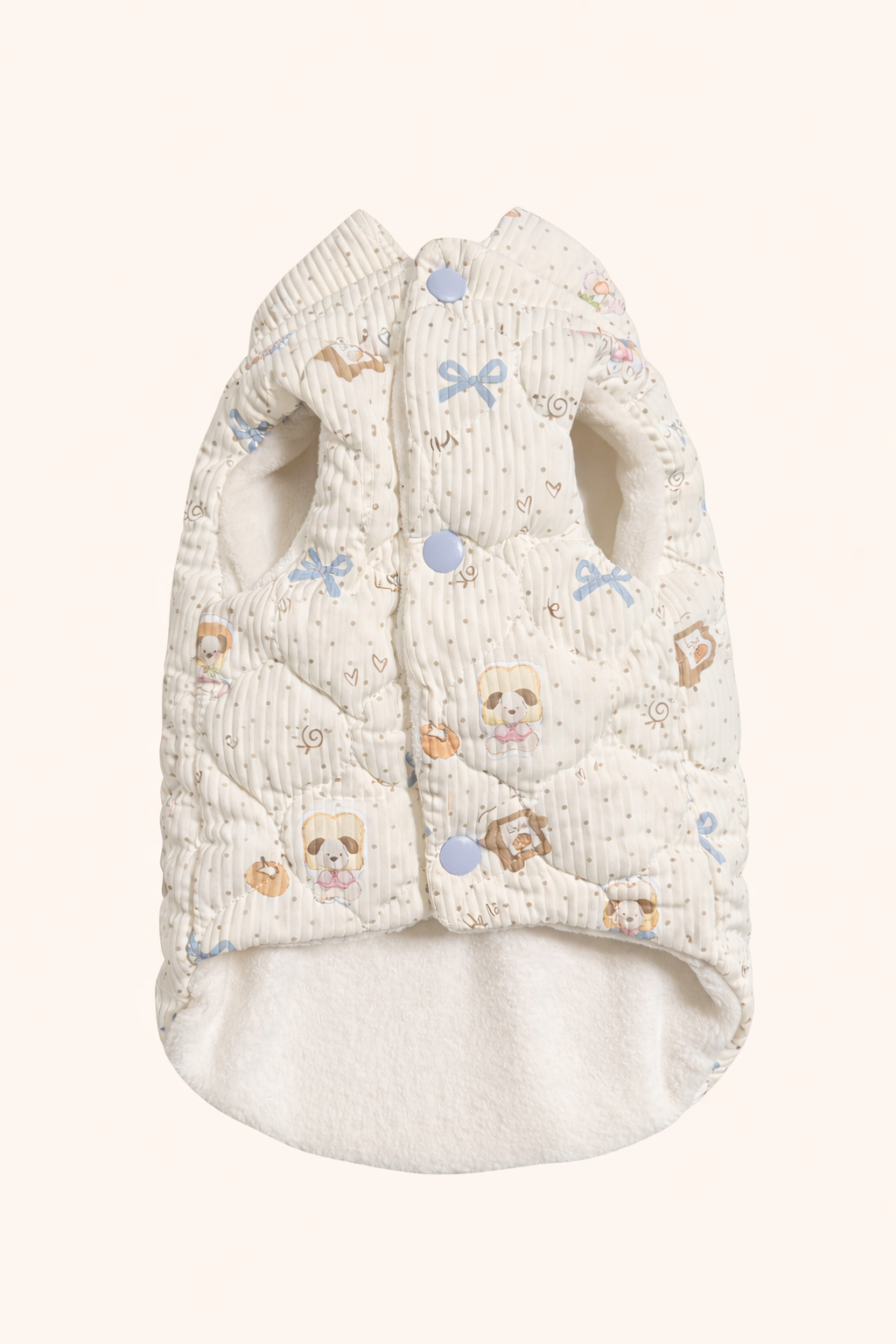 Vista frontale gilet per cane Dolce Cucciolo