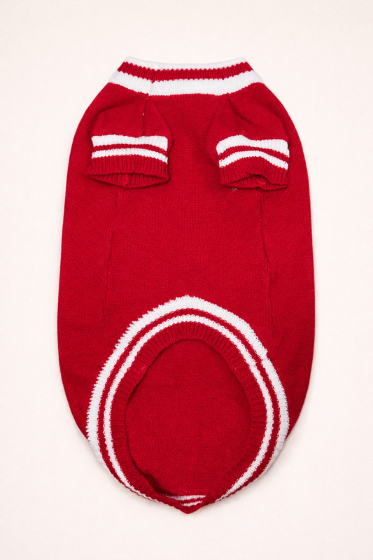 Dettaglio del maglioncino per cane TwBear Cozy Knit con applicazione decorativa TwBear