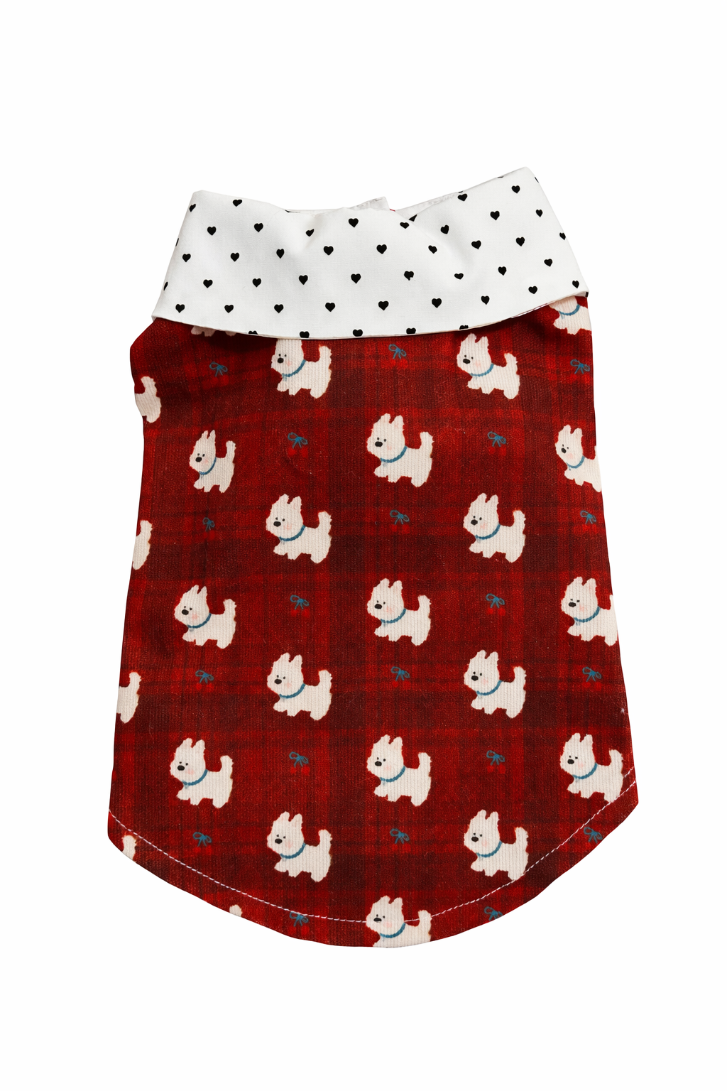 Camicia per cane elegante Amore Rosso Pavora Pet
