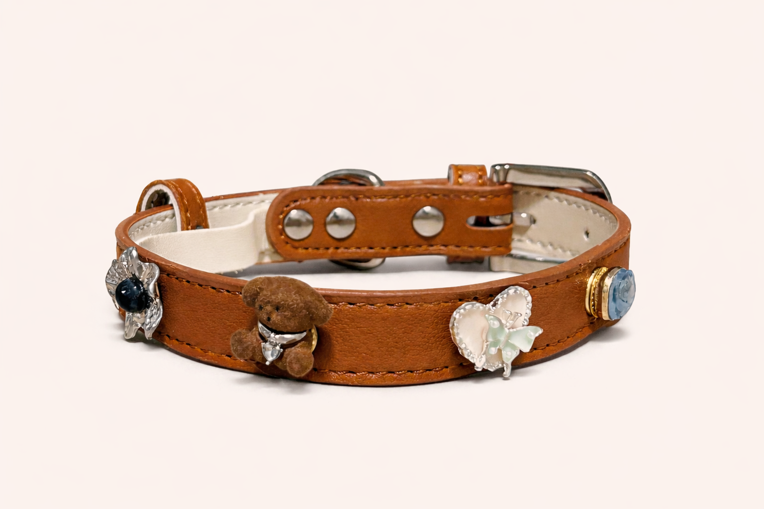 Collare per cane elegante Royal Marrone Pavora Pet
