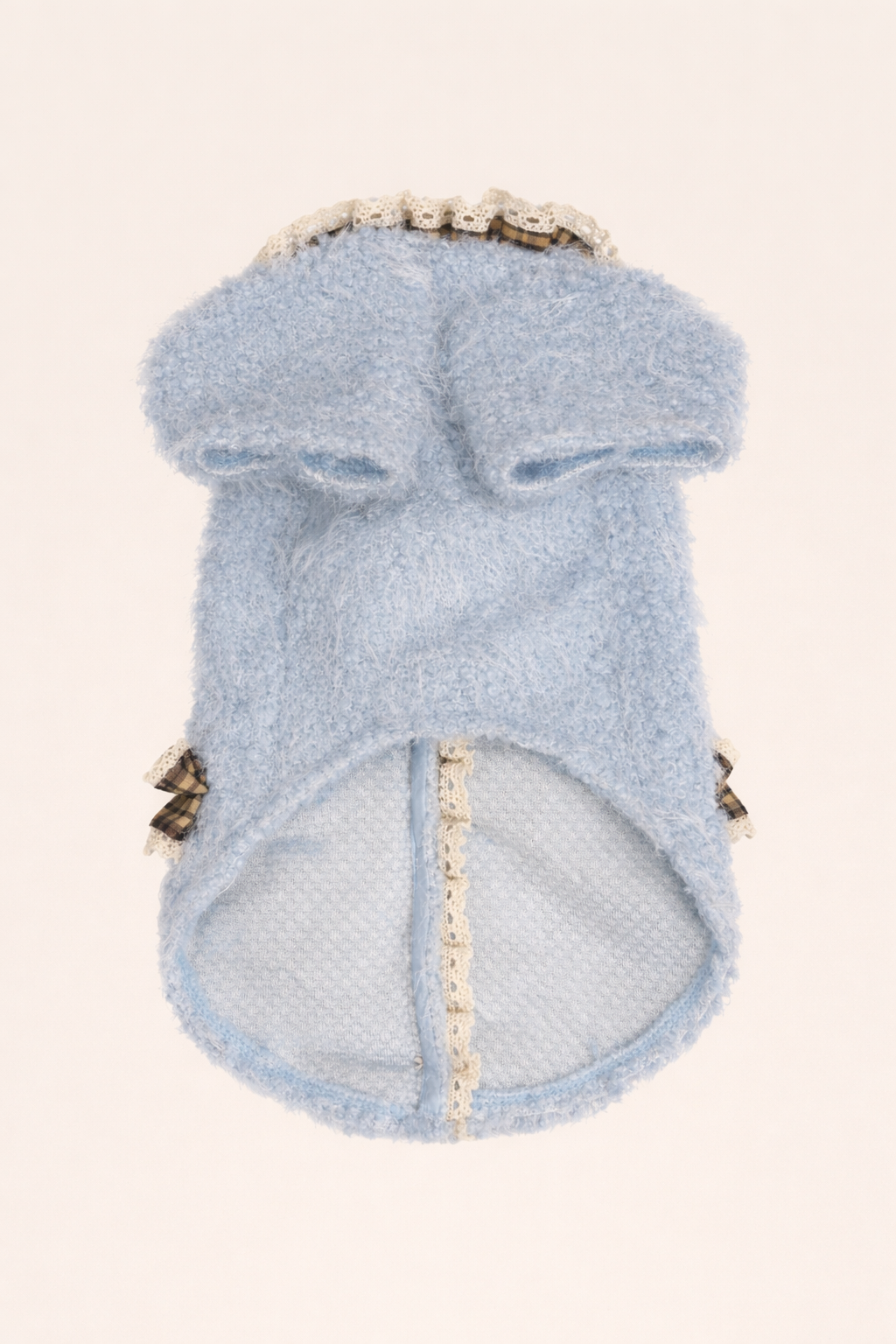 Retro del gilet per cane Bellezza Vintage azzurro