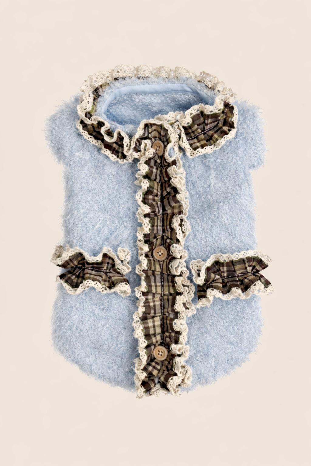  Gilet per cane Bellezza Vintage azzurro
