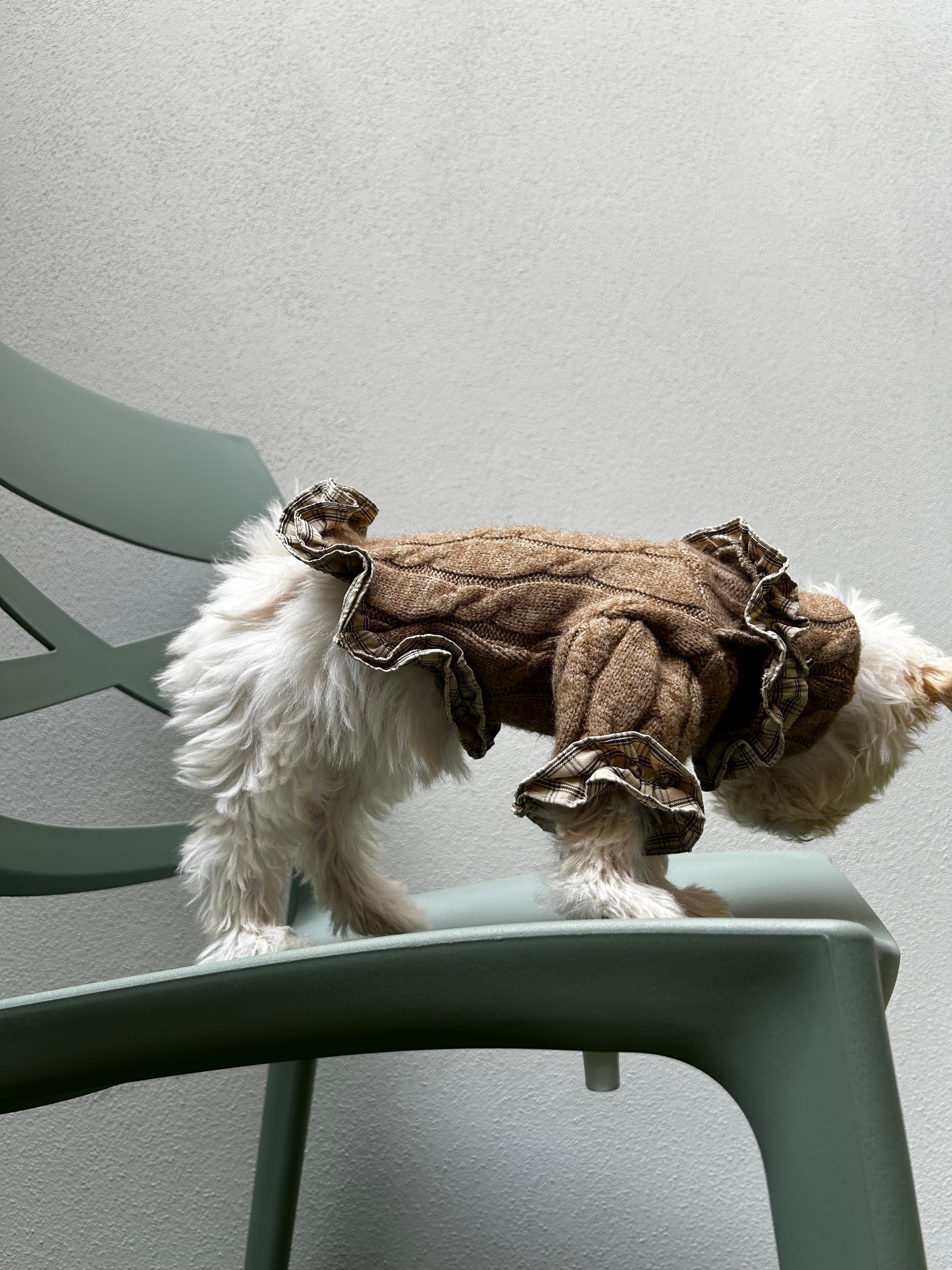 Dettaglio Maglioncino per cane invernale Cottage Chic Pavora Pet
